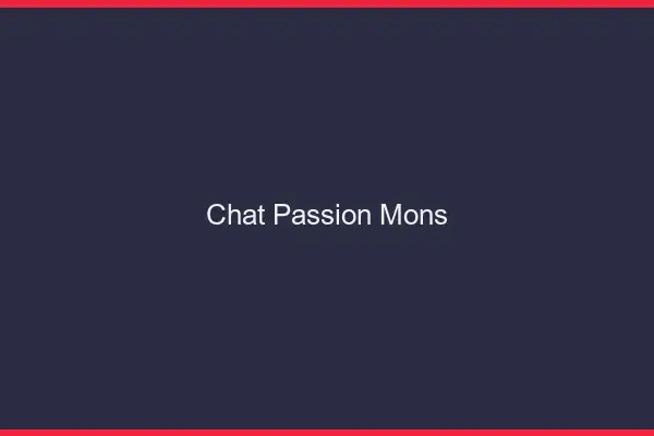Chat Passion Mons