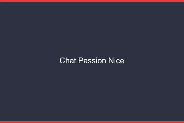 Chat Passion Nice