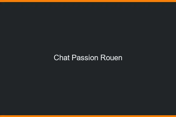 Chat Passion Rouen