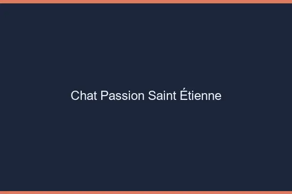 Chat Passion Saint-Étienne