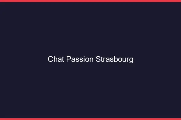 Chat Passion Strasbourg