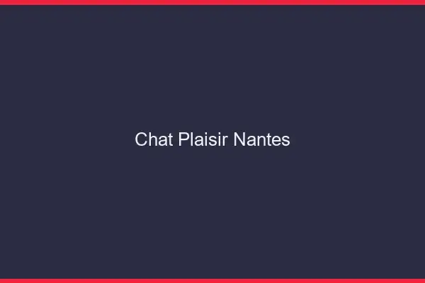Chat Plaisir Nantes
