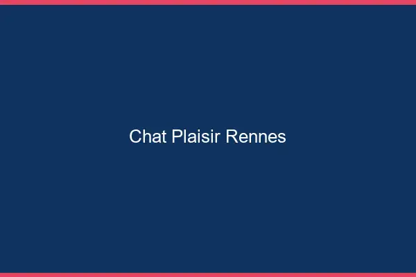 Chat Plaisir Rennes