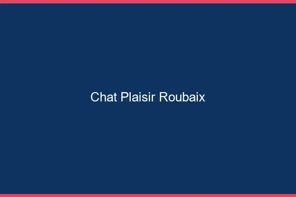 Chat Plaisir Roubaix