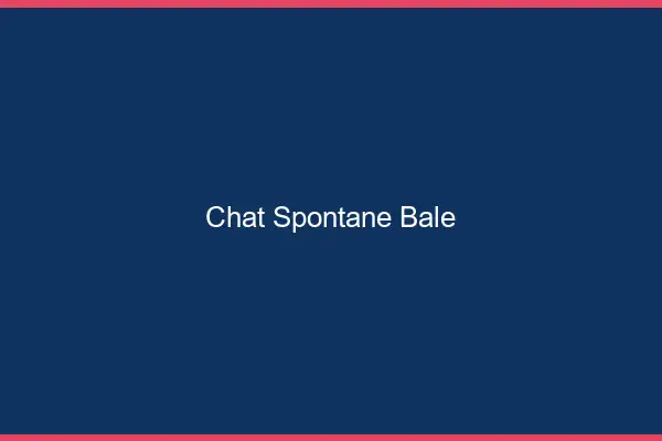 Chat Spontané Bâle
