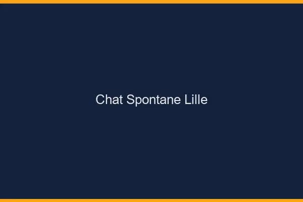 Chat Spontané Lille