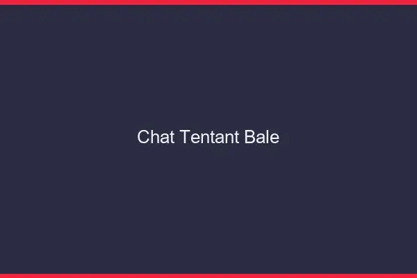 Chat Tentant Bâle