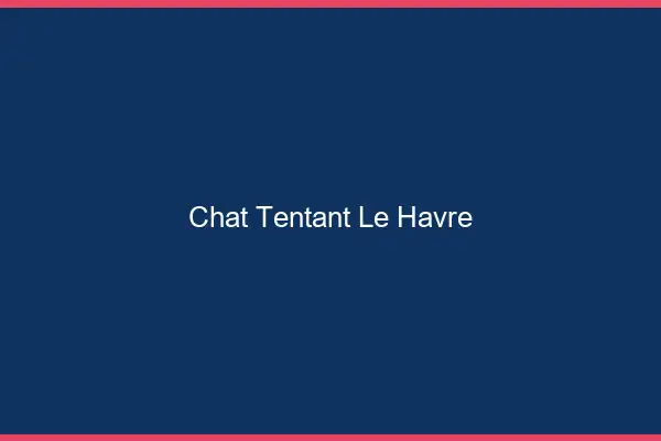 Chat Tentant Le Havre