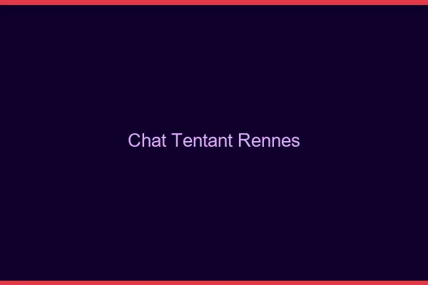 Chat Tentant Rennes