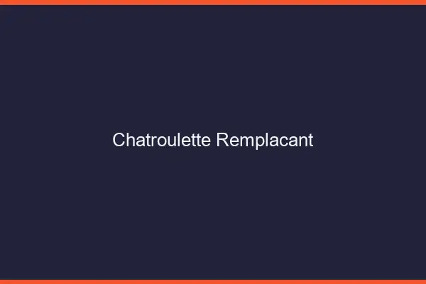 Chatroulette Remplaçant