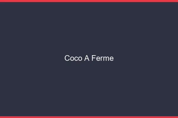 Coco a Fermé