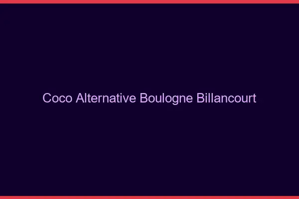 Coco Alternative Boulogne-Billancourt