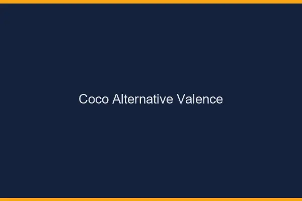 Coco Alternative Valence