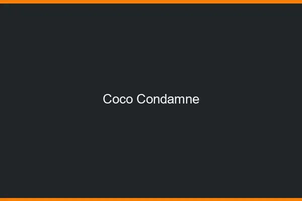 Coco Condamné