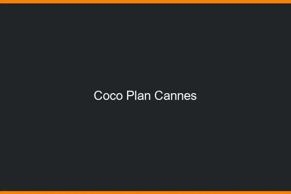 Coco Plan Cannes