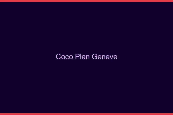 Coco Plan Genève