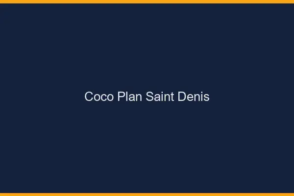 Coco Plan Saint-Denis