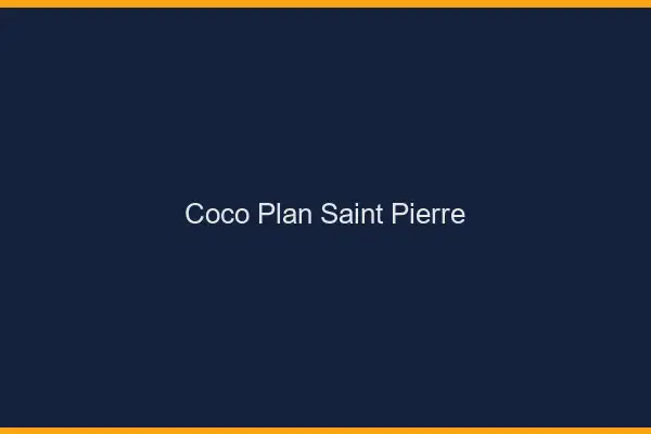Coco Plan Saint-Pierre