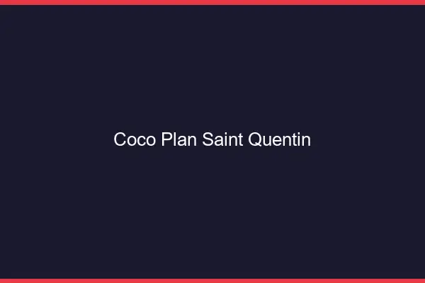 Coco Plan Saint-Quentin