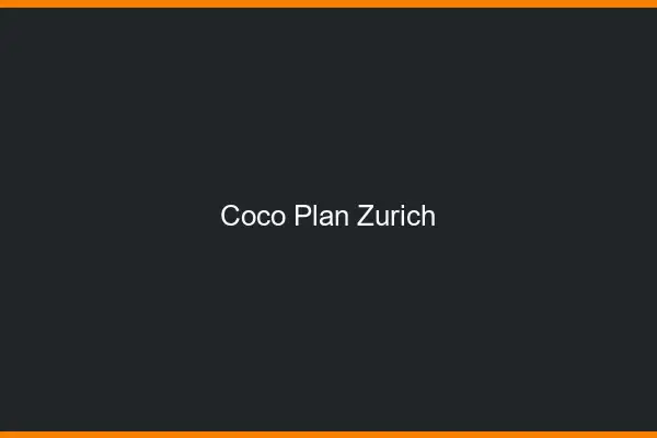 Coco Plan Zurich