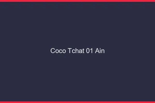 Coco Tchat Ain