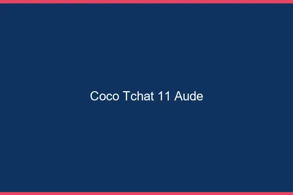 Coco Tchat Aude