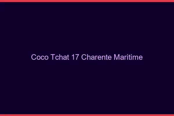 Coco Tchat Charente Maritime