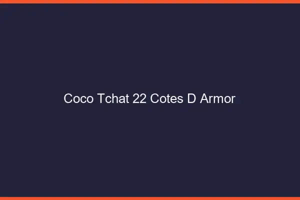Coco Tchat Cotes D Armor