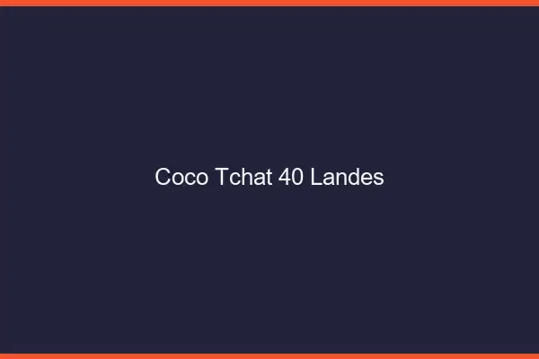Coco Tchat Landes
