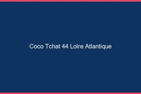 Coco Tchat Loire Atlantique