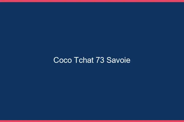 Coco Tchat Savoie