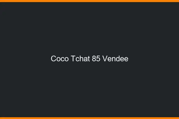 Coco Tchat Vendee