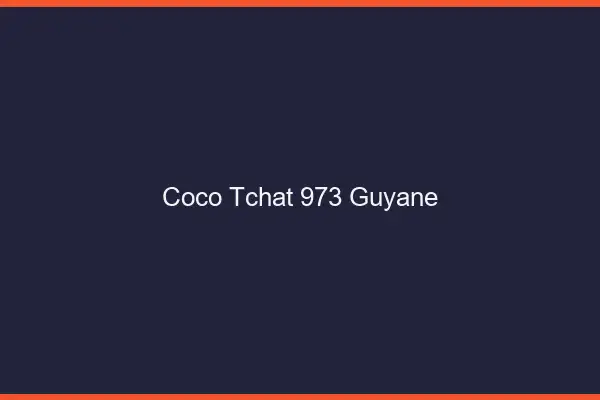Coco Tchat Guyane