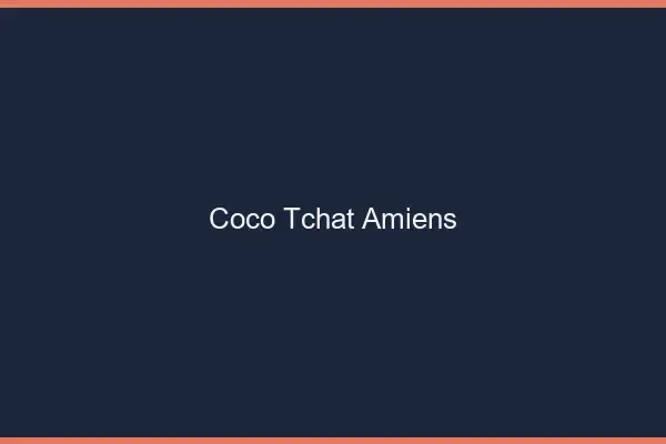 Coco Tchat Amiens