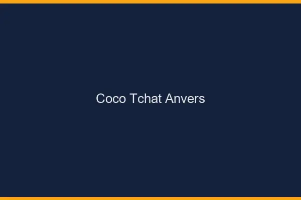Coco Tchat Anvers
