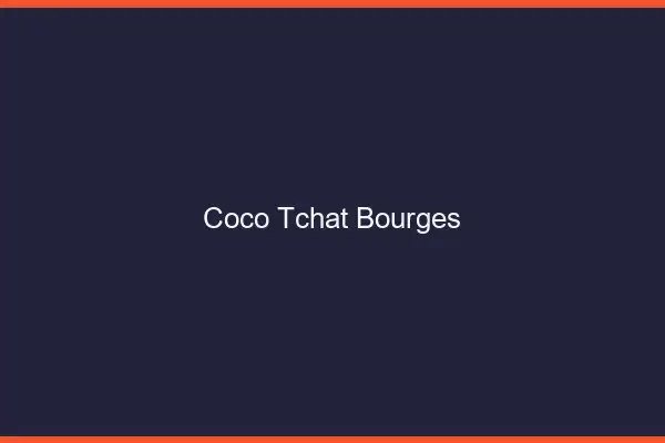 Coco Tchat Bourges