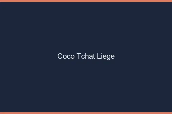 Coco Tchat Liège