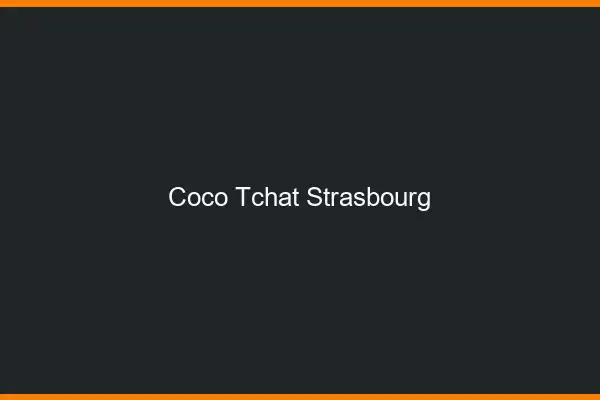 Coco Tchat Strasbourg