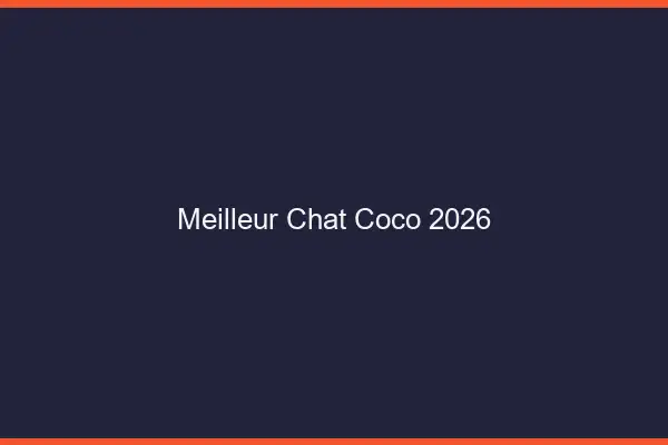 Meilleur Chat Coco 2026
