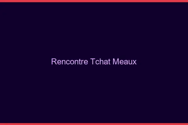 Rencontre Tchat Meaux