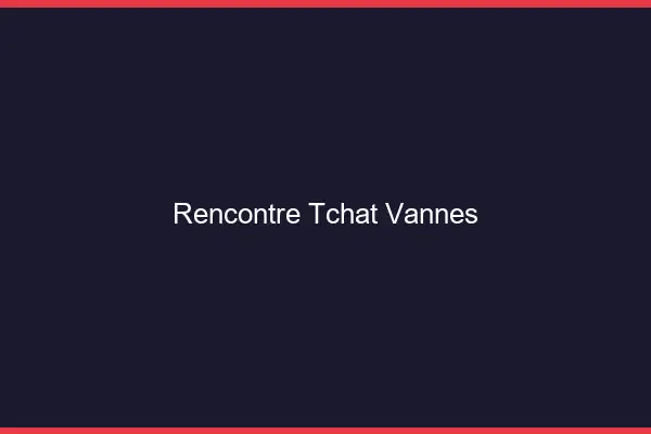 Rencontre Tchat Vannes