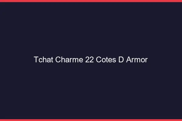 Tchat Charme Cotes D Armor