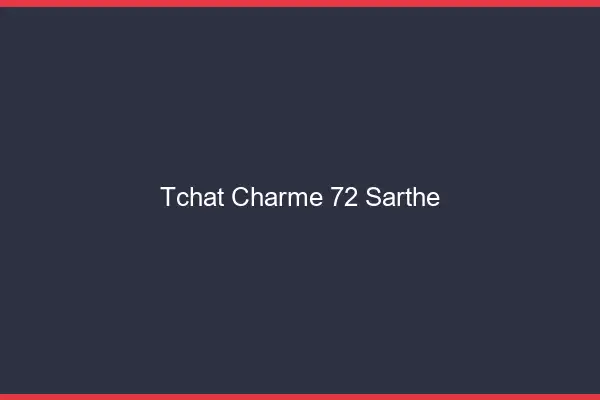 Tchat Charme Sarthe