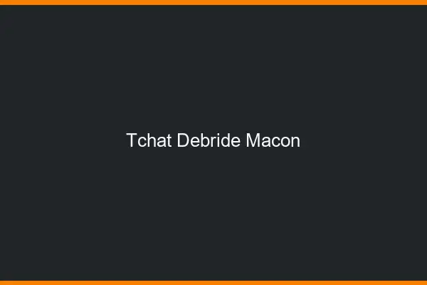 Tchat Débridé Mâcon
