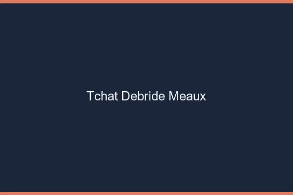 Tchat Débridé Meaux
