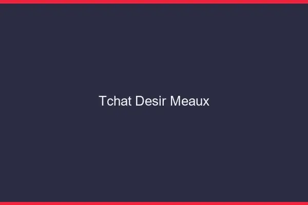 Tchat Désir Meaux