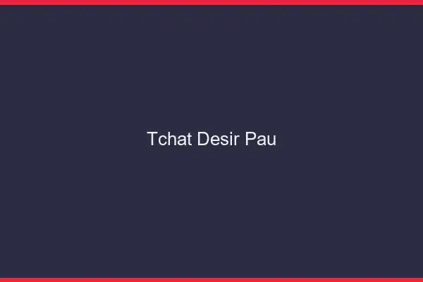 Tchat Désir Pau