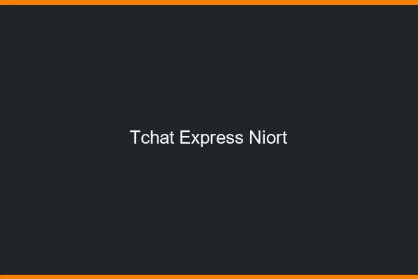 Tchat Express Niort
