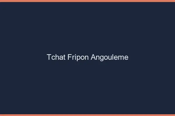 Tchat Fripon Angoulême
