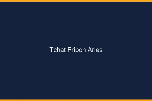 Tchat Fripon Arles